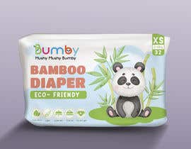 #19 para Need visually appealing and eco-friendly Packaging design for &quot;Bamboo diaper&quot; de aryosgraphic