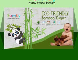 #18 untuk Need visually appealing and eco-friendly Packaging design for &quot;Bamboo diaper&quot; oleh piximstock