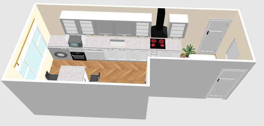Bài tham dự cuộc thi #60 cho                                                 3D rendering kitchen
                                            