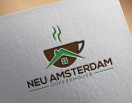 Nro 425 kilpailuun Logo for Neu Amsterdam Coffeehouse käyttäjältä hossainjewel059