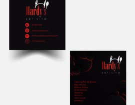 #142 ， square business card design BLACK/RED/GREY colors 35153 来自 pixeliahab