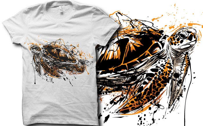Bài tham dự cuộc thi #15 cho                                                 Design a T-Shirt with an Semi-Abstract Appearance of Animals/Creatures
                                            