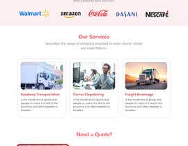 #82 untuk create a mobile responsive landing page for a trucking company oleh safijuldesign