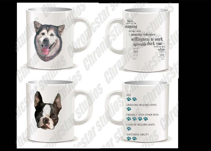 Bài tham dự cuộc thi #3 cho                                                 Coffee mug with a picture of my dog
                                            