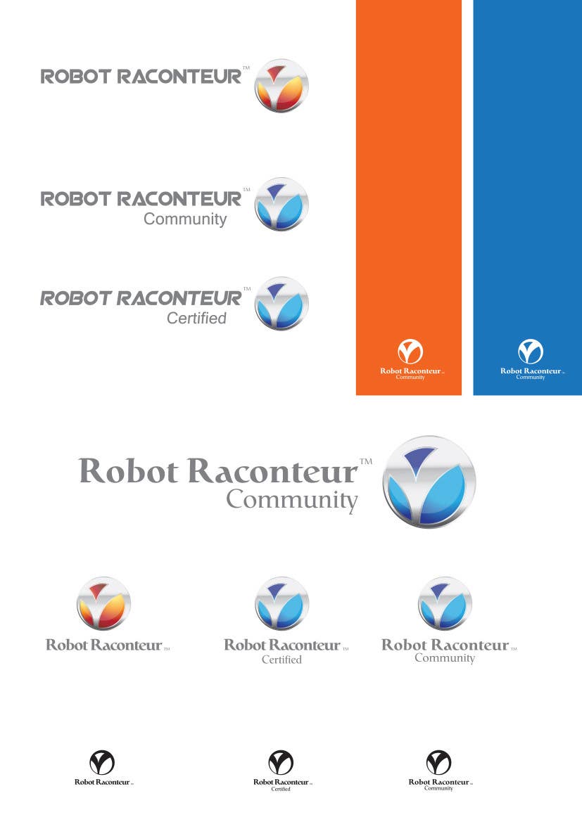 Inscrição nº 2 do Concurso para                                                 Design 3 Logos for Robot Raconteur
                                            