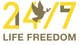 Imej kecil Penyertaan Peraduan #72 untuk                                                     Design a Logo for "24/7 Life Freedom"
                                                
