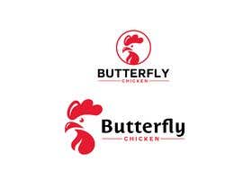 #1556 для Butterfly Chicken Logo от mdsahmim696