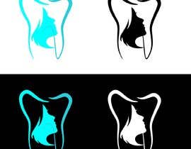 #190 for Logo design - Line drawing of feminine tooth af faisalgraphics01