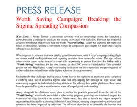 #92 pentru Worth Saving Press Release de către rifatrahmaniu