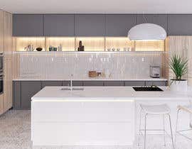#13 para 3D rendering for kitchen design por SinaVtd
