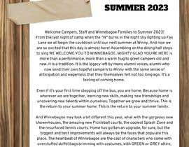 #19 for Camp Newsletter by QWAlexa