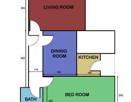 archisslame tarafından 2D floor plan için no 12