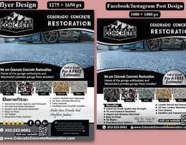 #101 for Create Flyer and Facebook/Instagram Digital Ad with same image by ha3apon