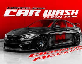 #91 for CAR WASH banner design av RasilvisStudio
