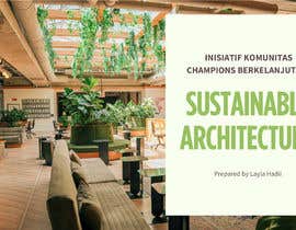 #43 cho Sustainable champions PowerPoint bởi eliprameswari