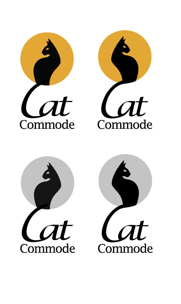 Kilpailutyö #17 kilpailussa                                                 Design a Logo for the Cat Commode
                                            