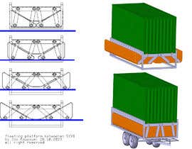 Nro 39 kilpailuun Floating platform for maritime containers. käyttäjältä jazzuo
