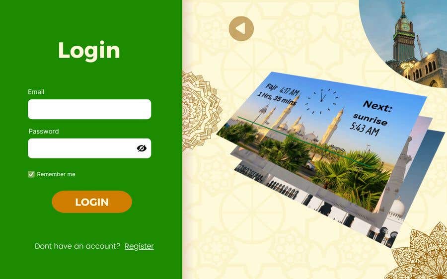 Konkurrenceindlæg #7 for                                                 Design Mosque Web App - 05/09/2023 03:39 EDT
                                            