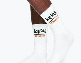 #84 pentru Gym Sock Graphic Design - Leg Day de către ariful00islam