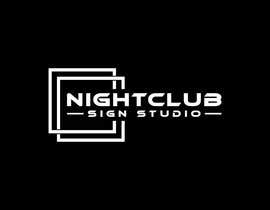 #349 для NightClub Sign Studio - Logo Design от nazmunnahar01306