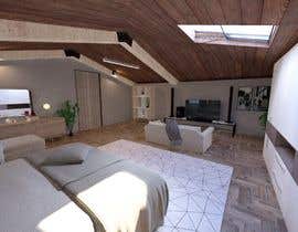 #6 para 3D Render Interior Apartment Loft with Forniture por MuhamadRabea2001