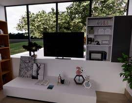 #11 para I need a cabinet design, a new Tv,book,records cabinet is to be fitted in my living room. I need a design to use to build. por ahmedassad902