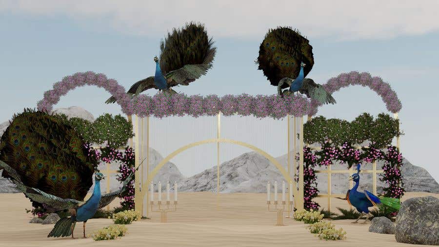 Bài tham dự cuộc thi #15 cho                                                 Talented Blender designer to make a 3D wedding scene using my assets
                                            