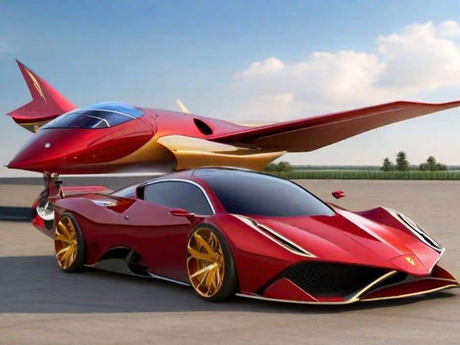 Proposition n°32 du concours                                                 Design exterior of private jet to look like a supercar
                                            