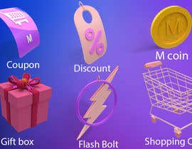 #7 for Design 3D Ecommerce Icons (similar to Lazada icons) by eljogiw