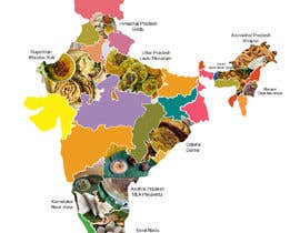 #10 pentru Design Food Map of India de către rakibulhasanrak5