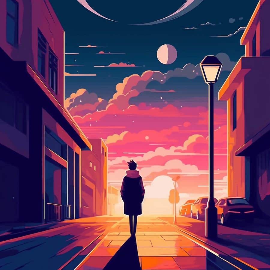 Proposition n°66 du concours                                                 Looking to buy vector file art designs of cool lofi scenes, anime artwork. I am looking for all kinds and will award to multiple people. Looking for a set of 20 designs.
                                            