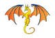 Kilpailutyön #130 pienoiskuva kilpailussa                                                     Draw Friendly Dragon Character and logo
                                                