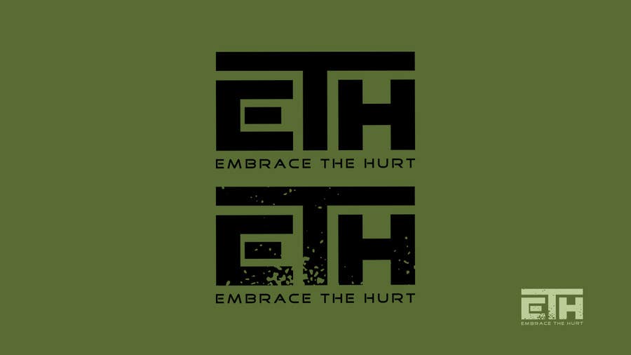 Kilpailutyö #85 kilpailussa                                                 Embrace The Hurt- Logo Design
                                            