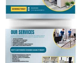 #31 untuk Postcard design selling Office Cleaning Services oleh Afifazahid23