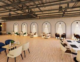 #1105 para Interior design of a restaurant por ahmedassad902
