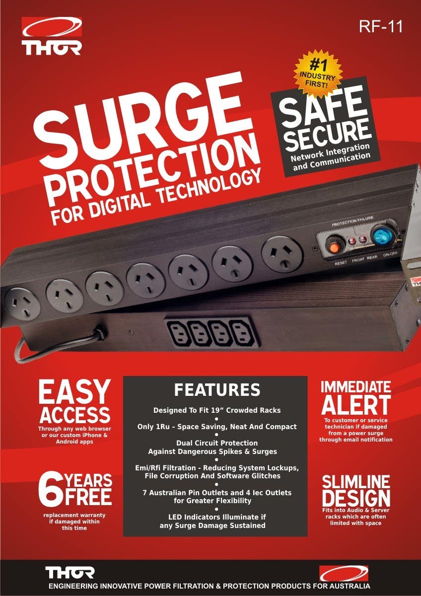 Contest Entry #8 for                                                 Flyer Design for surge protector
                                            
