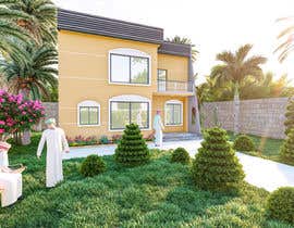 #37 para Design and 3D Visualize small elevation for villa por EKRAMUL825