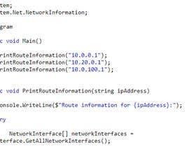 #12 for c# code for interface-&gt;destination output by freelanching336