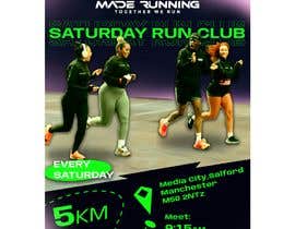 Nro 197 kilpailuun Poster for a run club käyttäjältä Dzakysc