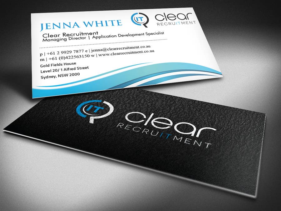 Contest Entry #19 for                                                 Recruitment Firm Business Card
                                            
