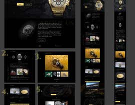 #130 for Website Design for a Luxury Watch Company by Triumpher1