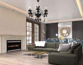 #7 for 3d rendering of a fireplace and cabinets  in my great room af WajahatAliQazi