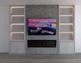 #12 for 3d rendering of a fireplace and cabinets  in my great room af DucBinh93