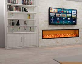 #18 for 3d rendering of a fireplace and cabinets  in my great room af Musabreja