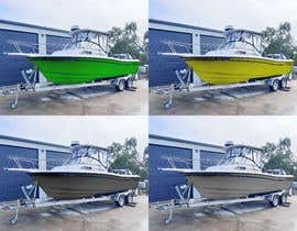 #172 cho Photo shop different colours so i can see what my boat will look like painted bởi alfiandsign
