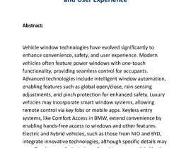 #6 for Product information collection for vehicle window opening/closing devices 23-12-008 af supersystemng