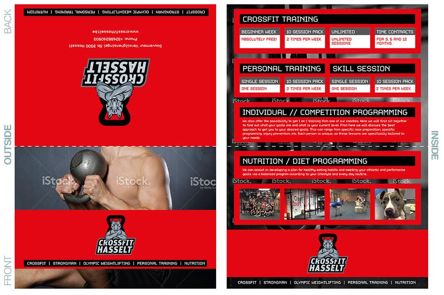 Penyertaan Peraduan #7 untuk                                                 Ontwerp een Brochure for CrossFit Hasselt
                                            