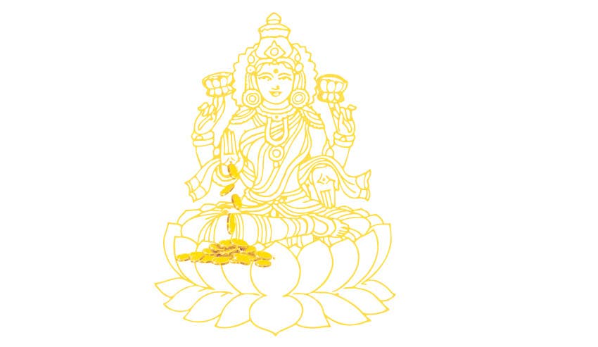 Inscrição nº 11 do Concurso para                                                 Elegant Business Logo consisting of Hindu Goddess Mahaalakshmi
                                            