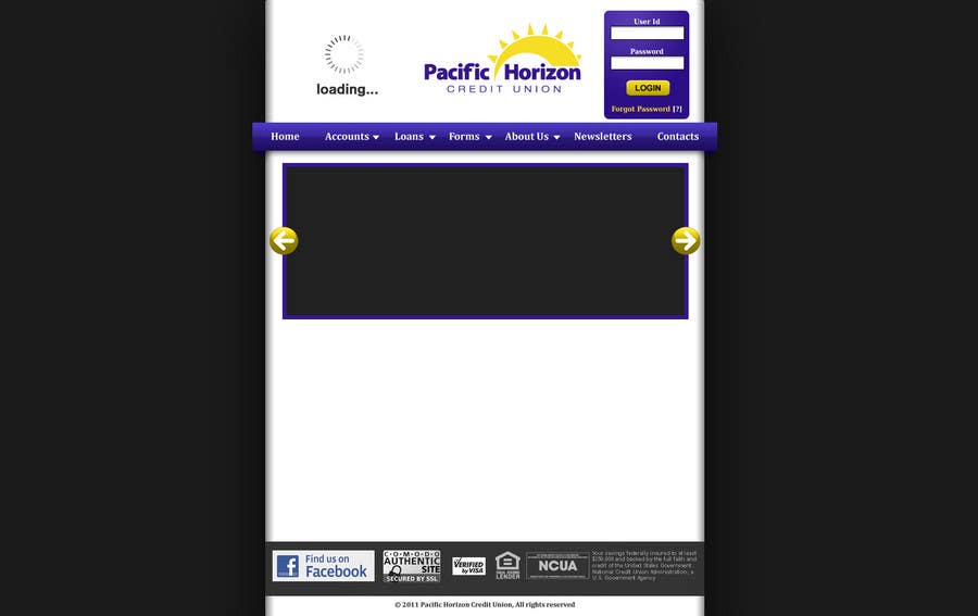 Contest Entry #3 for                                                 Website Design for Pacific Horizon Credit Union
                                            