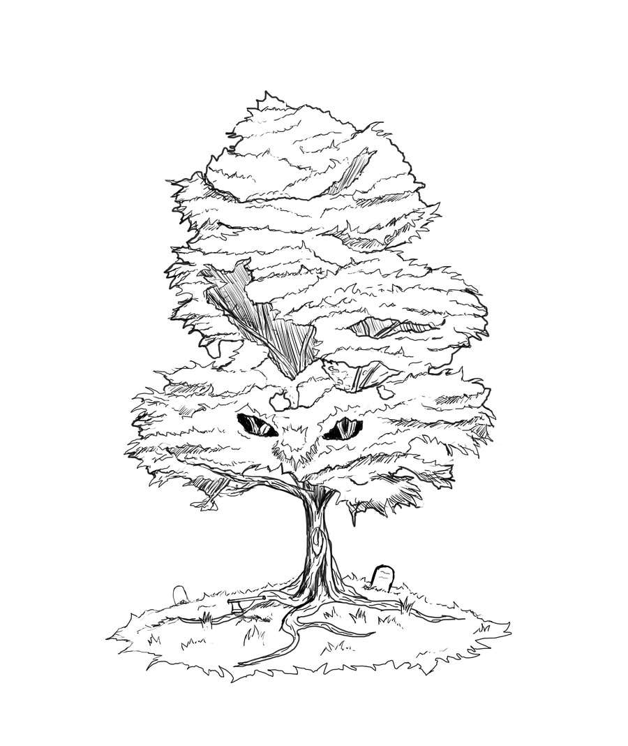 Inscrição nº 20 do Concurso para                                                 Pen and ink tree character
                                            